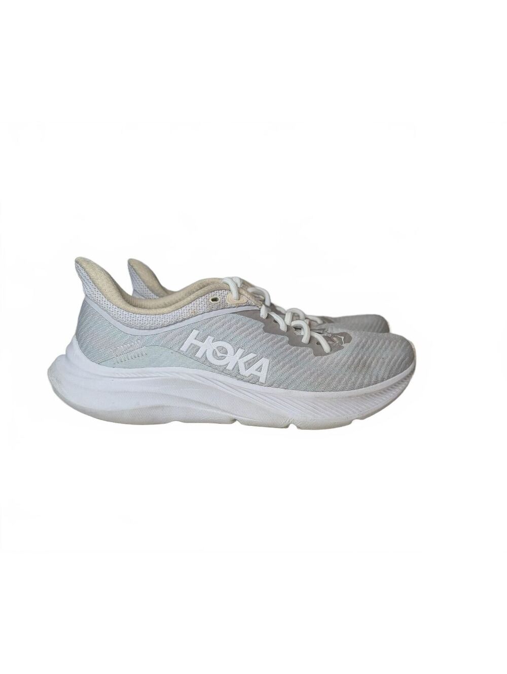 Women's HOKA Solimar Running Shoes Nimbus Cloud / Shortbread Size 8.5B